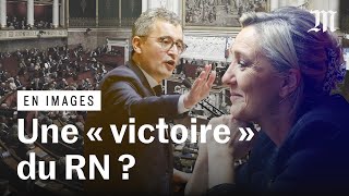 Dans la loi immigration la « préférence nationale » de Marine Le Pen [upl. by Eidak737]