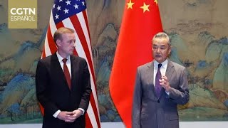 Wang Yi y Jake Sullivan sostienen conversaciones en Beijing [upl. by Saretta765]