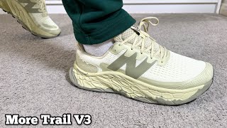 New Balance Fresh Foam More Trail V3 Reviewamp On foot [upl. by Myrah]