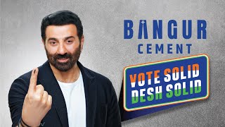 Bangur Cement  Vote Solid Desh Solid Marathi [upl. by Newol304]