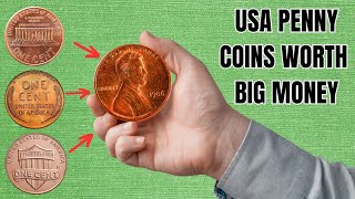 RETIRE IF YPU FIND THIS VALUABLE USA PENNY COINS WORTH MONEY ONLY ONE KNOWN [upl. by Inram]