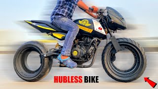 Making hubless motorcycle at home part4  Creative Science [upl. by Yennep18]