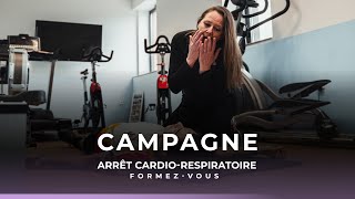 Campagne  Arrêt cardiorespiratoire  Premiers secours citoyen PSC [upl. by Nahtanhoj]