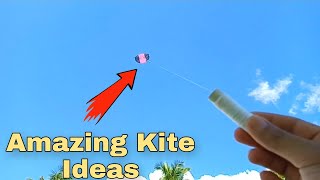 AMAZING KITE IDEAS MAKING AT HOME  PAANO GUMAWA NG SARANGGOLA GAMIT WALIS TINGTING [upl. by Lezley]