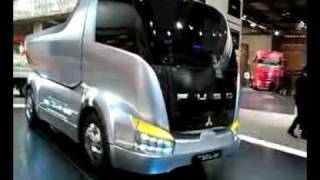 Mitsubishi Fuso Canter EcoD hybrid concept truck [upl. by Pillow442]