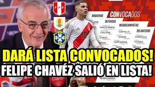 JORGE FOSSATI ENTREGARÁ LISTA DE CONVOCADOS DE LA SELECCION PERUANA VS URUGUAY Y BRASIL [upl. by Acinorahs]