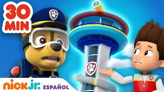 PAW Patrol  ¡30 minutos de misiones de la Patrulla Canina desde la Torre de control  Nick Jr [upl. by Teerpnam]