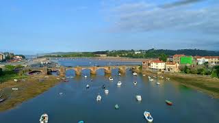 SAN VICENTE DE LA BARQUERA cantabria DRON SANVICENTEDELABARQUERA CANTABRIA DRON CASTILLO DJI [upl. by Annoyed893]