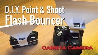 DIY Flash Bouncer for PointandShoot Cameras [upl. by Aicenet795]