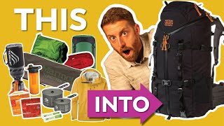 How to Fit Everything You Need for Backpacking in Your Pack [upl. by Kcirdlek]