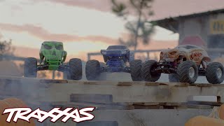 Monster Truck Mayhem  Traxxas Halloween [upl. by Gnot]