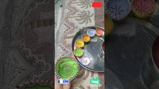 Diyas decoration 😍 attrirokzz3959 trending viralshort shortsdiya diyadecorationdiycraft [upl. by Rosetta]