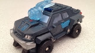 BATTLE TACTICS BULKHEAD CYBERVERSE TRANSFORMERS PRIME TOY REVIEW [upl. by Hepsiba]