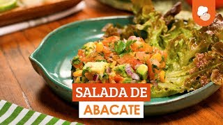 Salada de abacate  Receitas TudoGostoso [upl. by Walker]