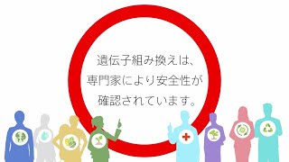 遺伝子組み換え作物は専門家により安全性が確認されています [upl. by Ohara]