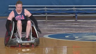 1st female US Paralympic wheelchair rugby player calls St Louis home [upl. by Maureene600]