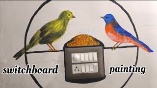 switch board painting ideas I switchboard painting art l new design I switchboard art I videos [upl. by Hax]