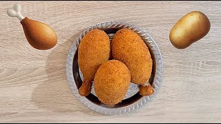 Croquette de poulet amp pomme de terre🍗🥔 [upl. by Gravante]