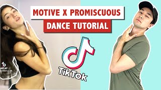 MOTIVE X PROMISCUOUS SLOWED  TIK TOK DANCE TUTORIAL [upl. by Ocnarfnaig]