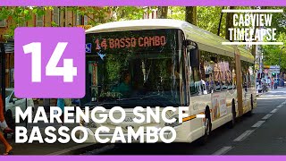 Ligne 14 • Marengo SNCFBasso Cambo TIMELAPSE [upl. by Chimene]