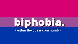 Biphobia  what the queer community got wrong this june [upl. by Rohclem]