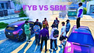 FYB VS SBM  FRONT YARD BALLAS 💜  GTA 5 SOULCITY RP [upl. by Hartmann]