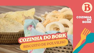 Biscoito de polvilho assado MUITO SEQUINHO e CROCANTE  Receita do Bork  Band Receitas [upl. by Gosser]