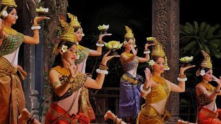 Apsara the beautiful ancient Dance of the Khmer Cambodians travel adventure cambodia [upl. by Hopkins286]