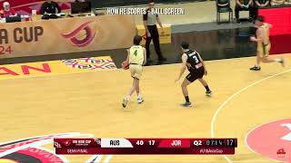 Jacob Furphy  Australia  FIBA U18 Asia Cup 2024 Highlights [upl. by Aric]