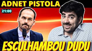 21h Adnet sobre crítica de Eduardo Bolsonaro a Lula quotTeu pai andou de jet skiquot [upl. by Nolyat]