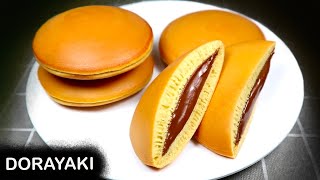 Easy and Quick Japanese Pancakes Doriyaki  Filled with nutella [upl. by Dnartreb849]