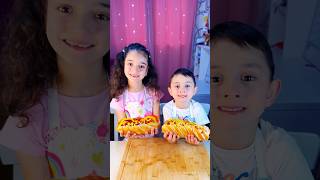 A recipe for a delicious and healthy hotdog prepared by children shorts viral recipe children [upl. by Foster]