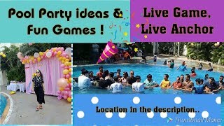 Pool party games amp ideas Pool party games for team building Creative Apurva Jain [upl. by Baecher]