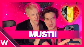 🇧🇪 Mustii Belgium  quotBefore the Partys Overquot  London Eurovision Party 2024 livestream interview [upl. by Adnek]