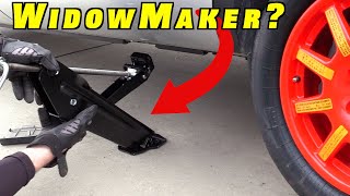 How To Change a Tire with a VW Jack The WIDOWMAKER [upl. by Hakon]