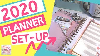 Planner Set Up 2020 Prayerful Planner for Christian Women [upl. by Eelibuj]