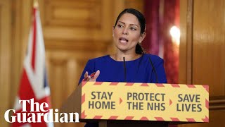 Coronavirus UK no date for ending lockdown says Priti Patel [upl. by Novyat984]