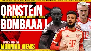 ORNSTEIN BOMBA   Bissaka amp De Ligt Mazraoui DONE  PENDING MEDICALS  latest MUFCq Transfer News [upl. by Atnad970]