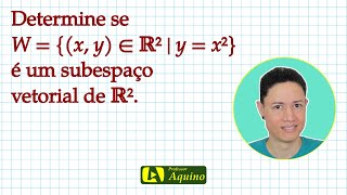 Exercício 8  Subespaço Vetorial  Álgebra Linear [upl. by February]