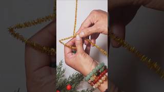 DIY Easy Christmas Tree Decoration Idea With Pipe Cleaner [upl. by Ardnalahs856]