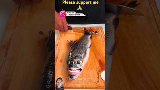 Spicy Fish Curry Recipe🐟🤣👀👈thetharpuns shorts shortsvideo funny [upl. by Bible]