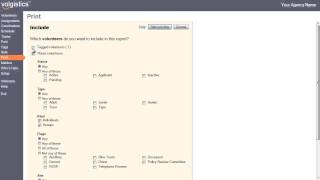 Print a Report for a Single Volunteer in Volgistics [upl. by Ahsir256]