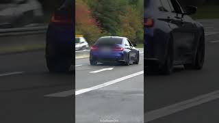 Straight Pipe BMW M3 G80 Epic Powerslide [upl. by Gilud]