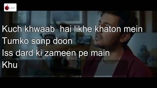 Barish Lete Aana Karaoke with lyrics Darshan Raval [upl. by Jacobah]