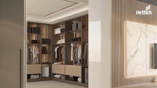 Hettich WingLine 230 The ultimate walkin wardrobe solution [upl. by Tena]