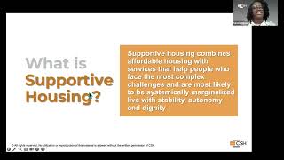 Supportive Housing A Crucial Part to an Effective System [upl. by Araht678]