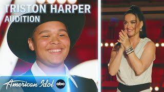 Powerful Performance 15YearOld Triston Harper Sings Jason Isbells quotCover Me Upquot on American Idol [upl. by Ozzie696]