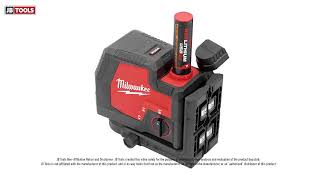 MILWAUKEE GREEN BEAM LASER LEVEL 100FT REDLITHIUM USB RECHARGEABLE SKU MLW352121 [upl. by Dnomar]