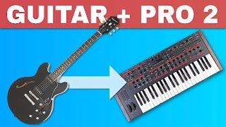 DSI PRO 2  EPIPHONE ES339 PRO  GUITAR THROUGH SYNTH  Will They Pair Ep12 [upl. by Neellek99]