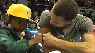 Steph Curry Grants Fan with Cancer His Dying Wish Coach Kerr Says Hes Better Than Michael Jordan [upl. by Koal172]